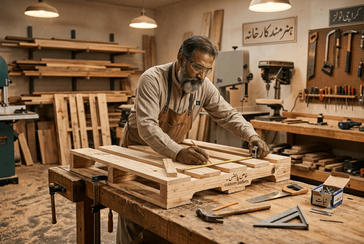 Custom pallet manufacturing